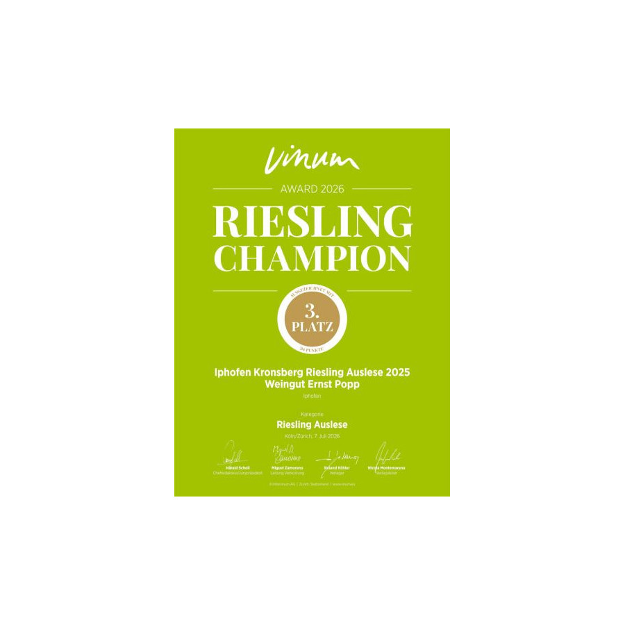 Riesling Auslese Iphöfer Kronsberg